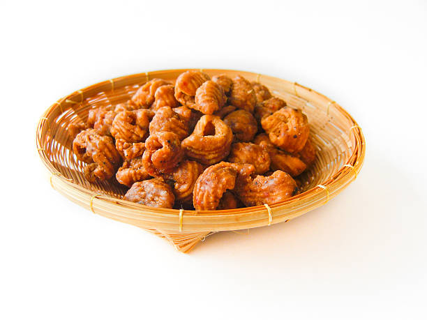 istock thai dessert called krong-krang-krob .or crispy pastry. 469793455