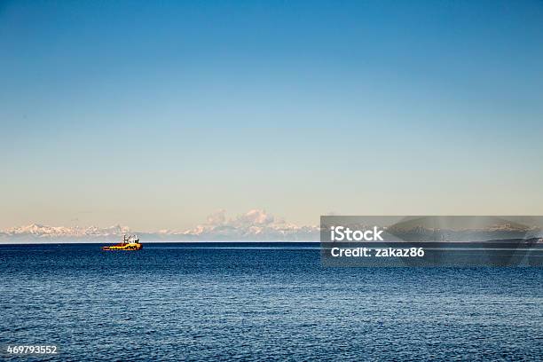 Winter Morning At The Port Of Trieste Stock Photo - Download Image Now - 2015, Bay of Water, Beach