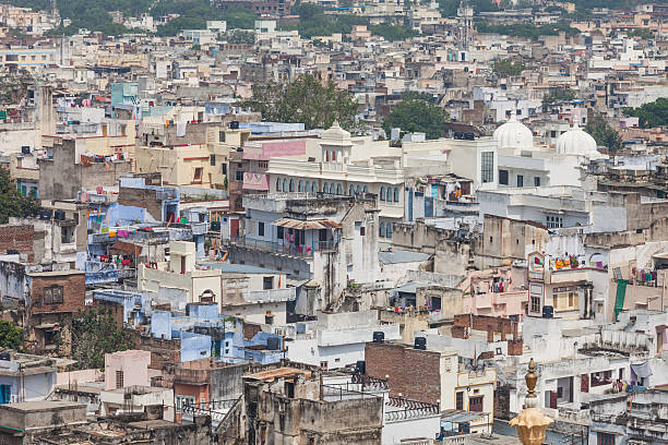 istock Aerial view Udaipur, India 469793648
