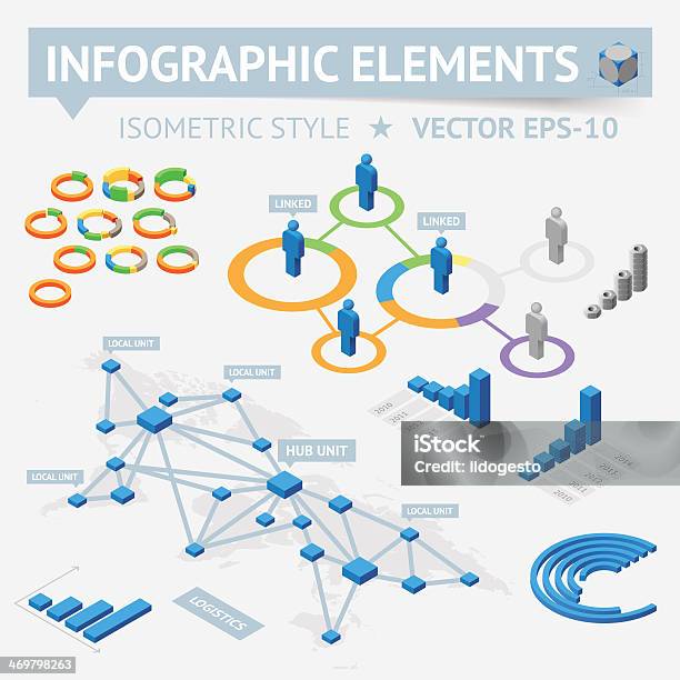 Vector Infographic Design Elements Stock Illustration - Download Image Now - Bar Graph, Business, Chart