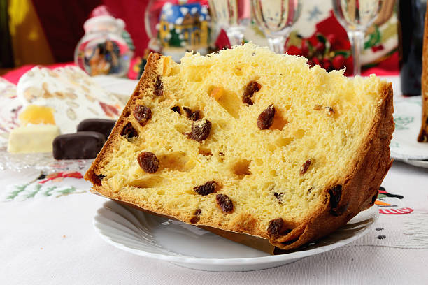 istock Italian panettone Christams cake 469800477