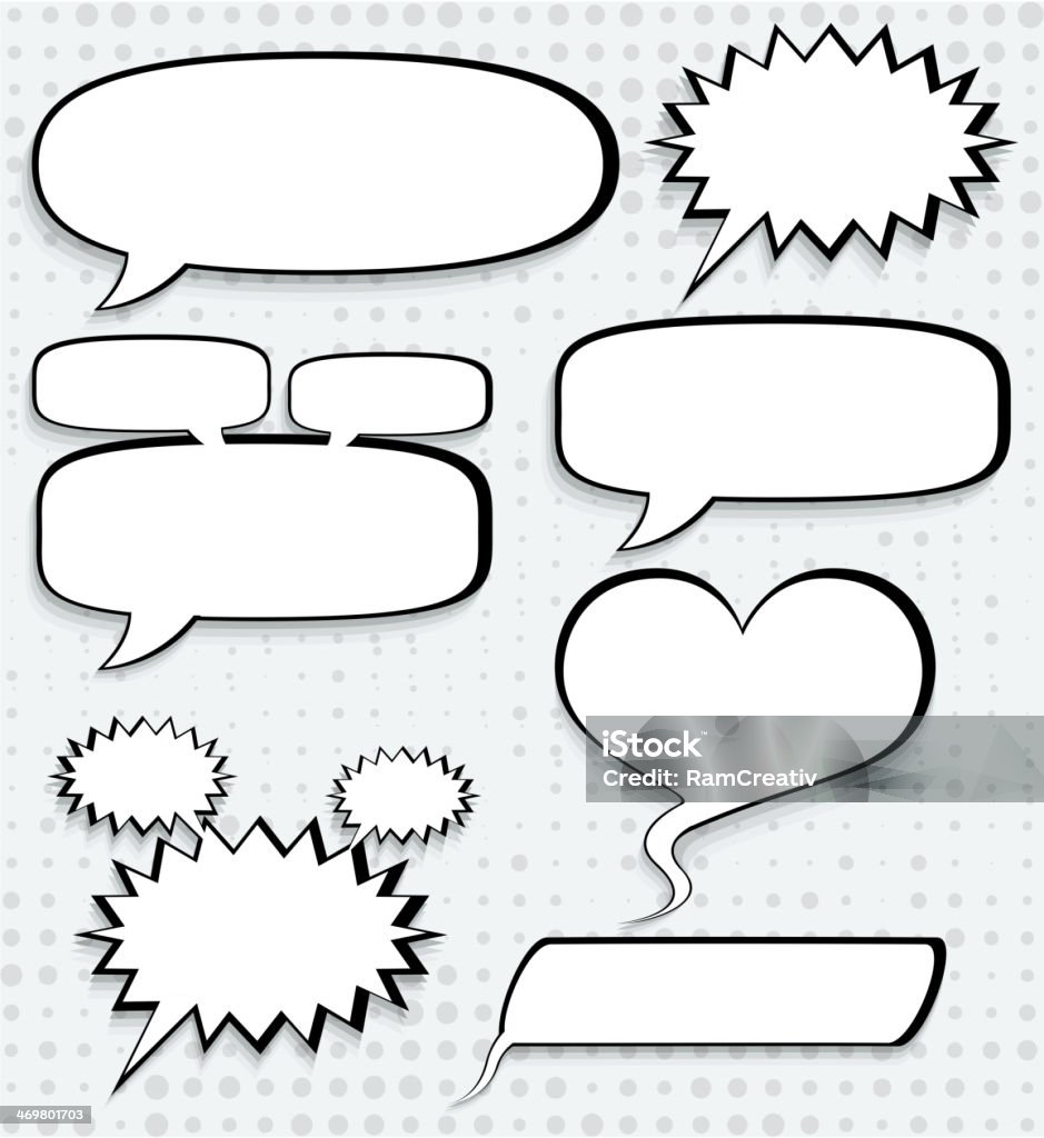 Cosmic speech bubbles, paper design Cosmic speech bubbles, paper design. Illustration Backgrounds stock vector