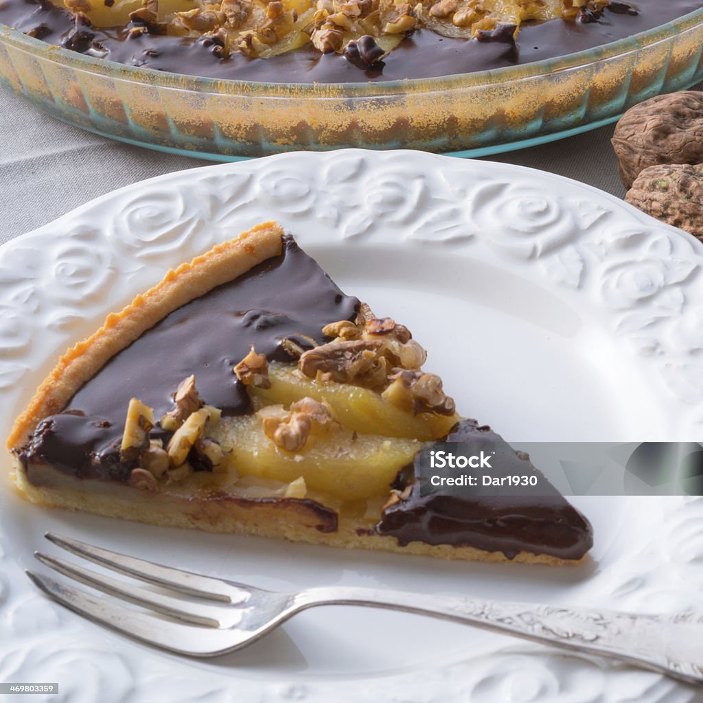 pears chocolate tart pears chocolate tartpears chocolate tart Baked Stock Photo