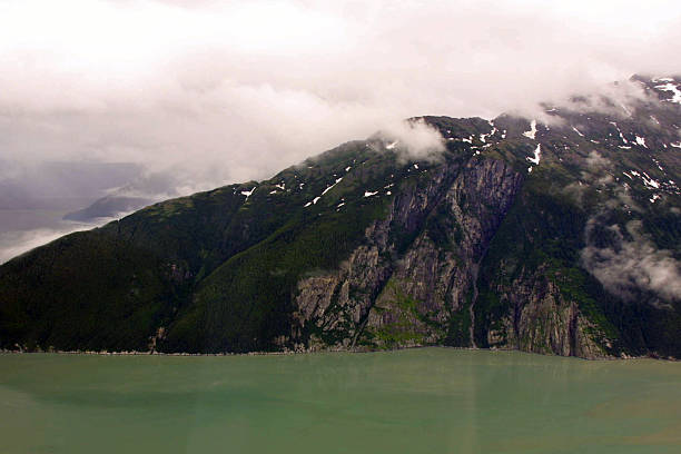 Mountains near Juneau, Alasksa Taken from helicopter flight from Juneau alaska us state photos stock pictures, royalty-free photos & images