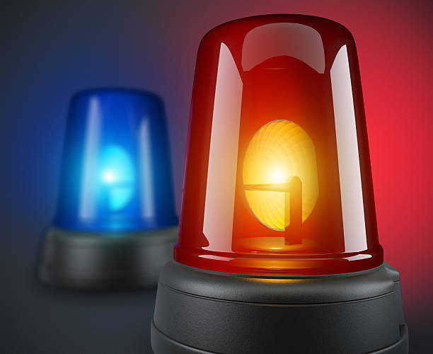 istock Red and blue police lights 469811161