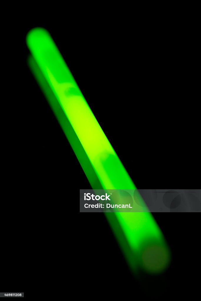 Glow stick Glow stick with selective focus 2015 Stock Photo