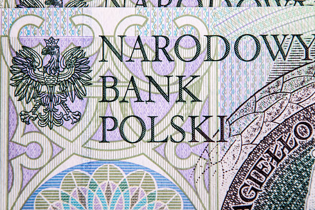 Polish 100 PLN note Polish 100 PLN note dibs stock pictures, royalty-free photos & images