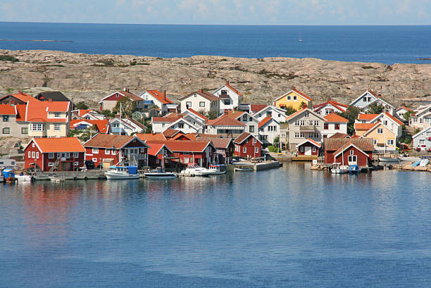 istock Small city of Smogen, Bohuslan, Sweden. 469815707