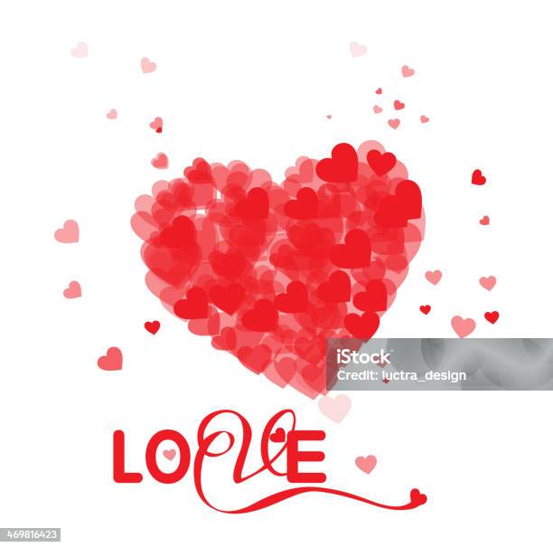 Valentines Composition Of The Hearts Stock Illustration - Download Image Now - Animal Heart, Animal Internal Organ, Cute