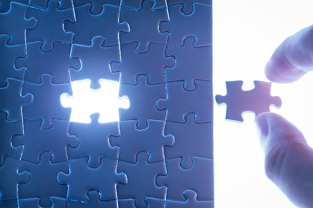 istock Business success team in jigsaw 469816648