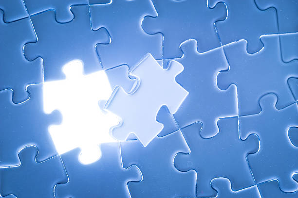 istock Business success team in jigsaw 469816666