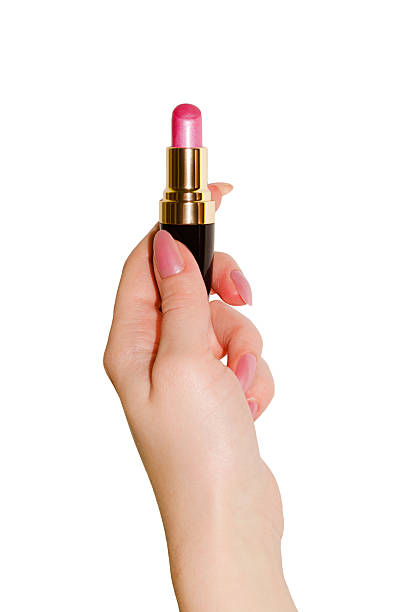 istock Lipstick in a female hand. 469817293