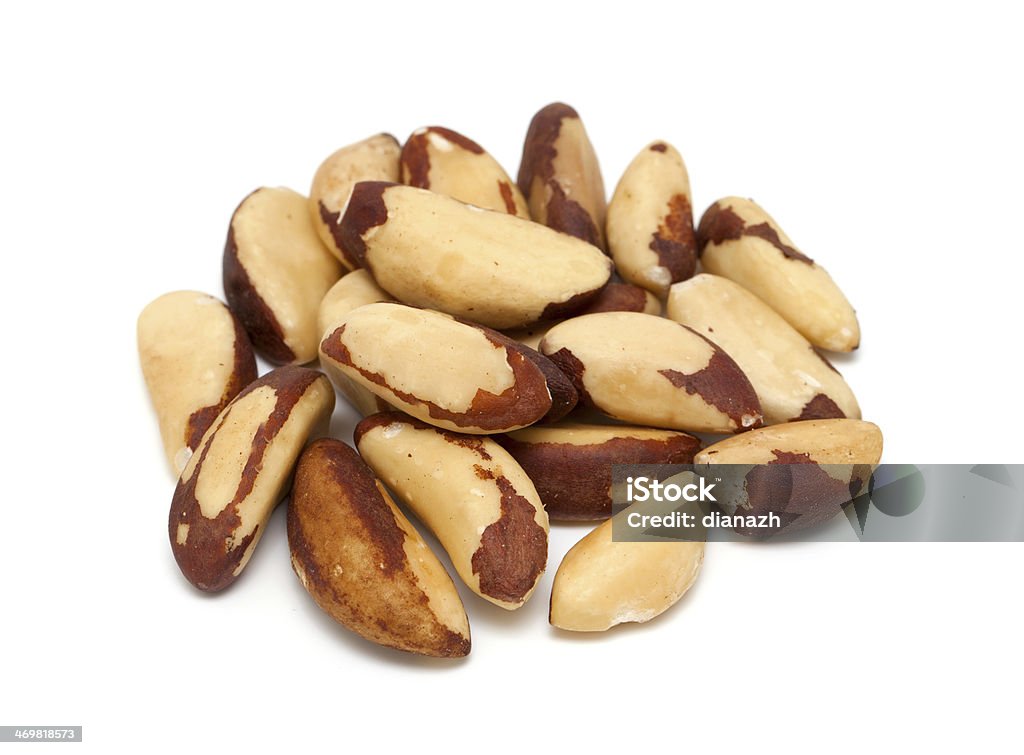 brazil nuts brazil nuts isolated on white background Brazil Nut Stock Photo