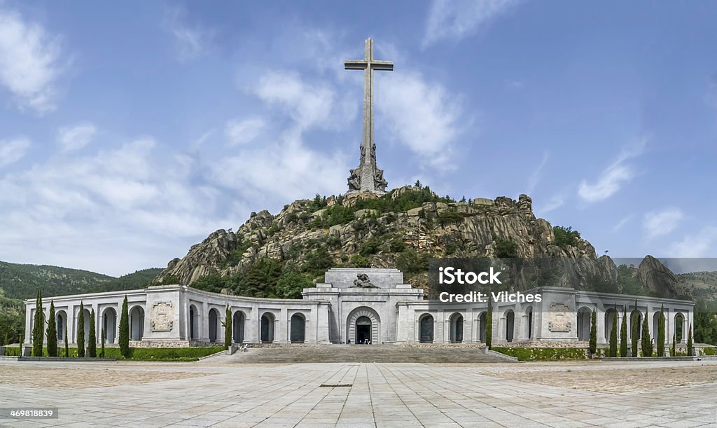 Valley of the Fallen Valley of the Fallen (Valle de los Caidos) Madrid, Spain. This is a monument to the fallen during the Spanish civil war. Valley Stock Photo