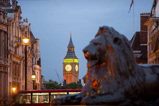 istock Big Ben and Westminster abbey, London, England 469820220