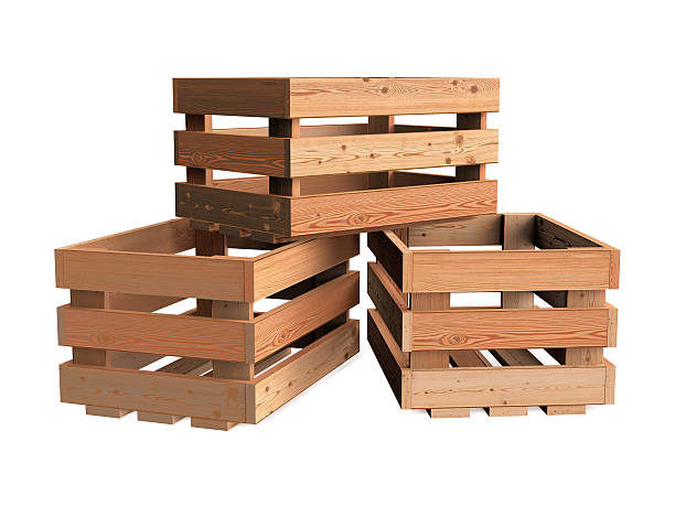 istock Heap of wooden crates 469820690