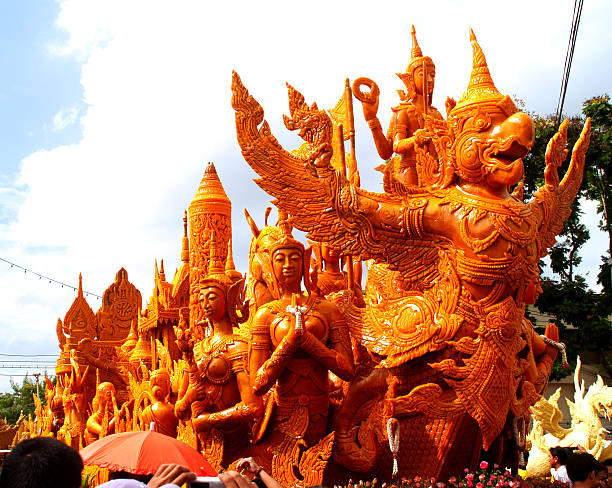 istock Thai style Candle Festival  Ubonratchathani Thailand 469820693