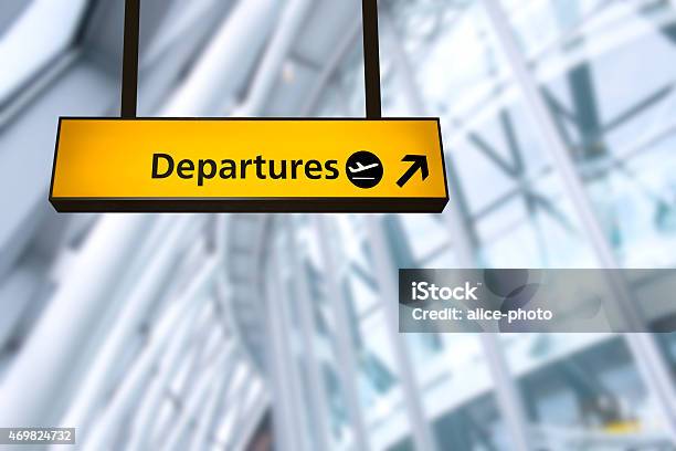 Check In Airport Departure Arrival Information Board Sign Stock Photo - Download Image Now