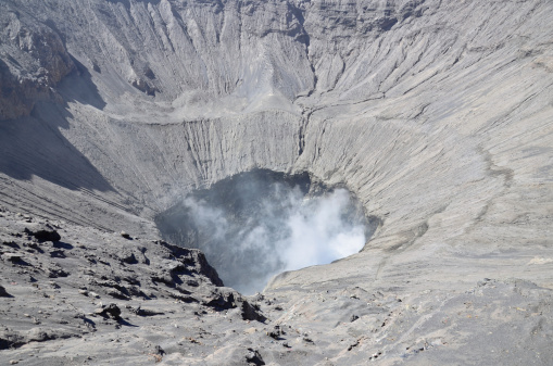 Crater of Bromo vocalno, East Java, Indonesia