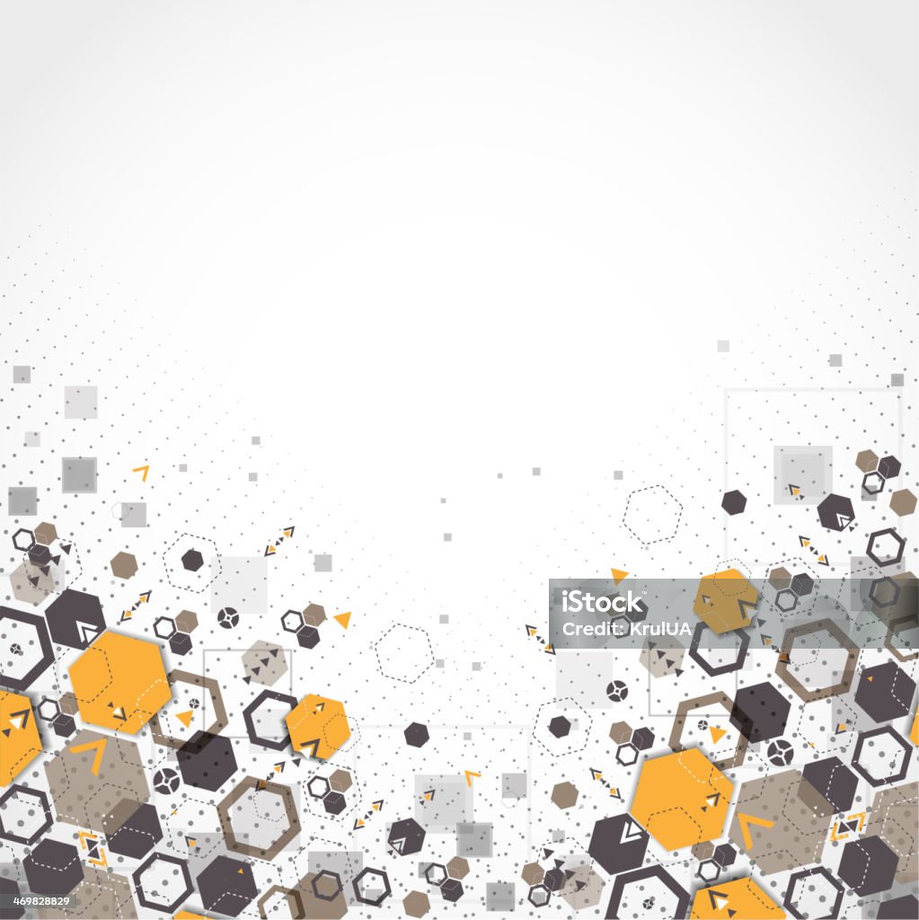 Abstract background with hexagonal shapes Abstract stock vector