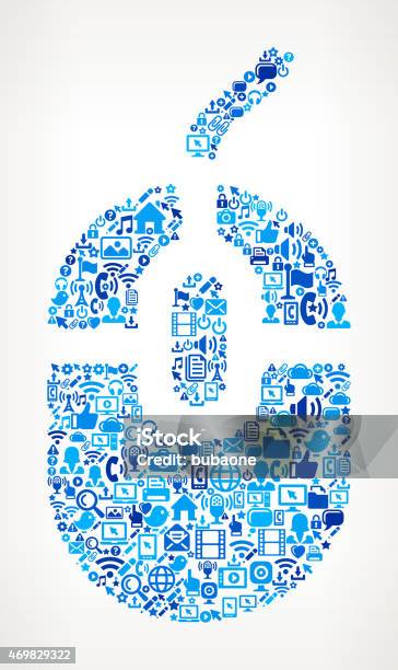 Computer's Mouse Pattern Background Computer Mouse On Vector Technology Pattern Background Stock ...
