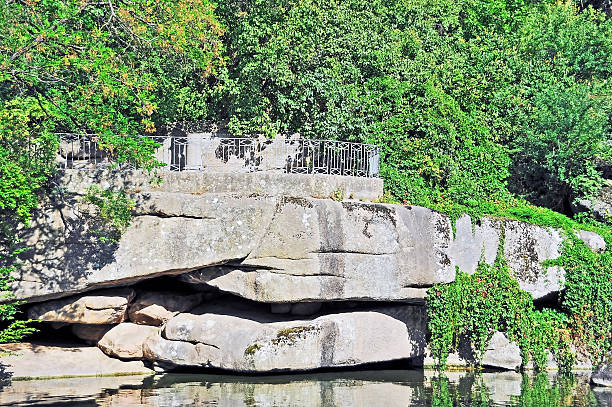 istock Rocky landscape with lake 469830856