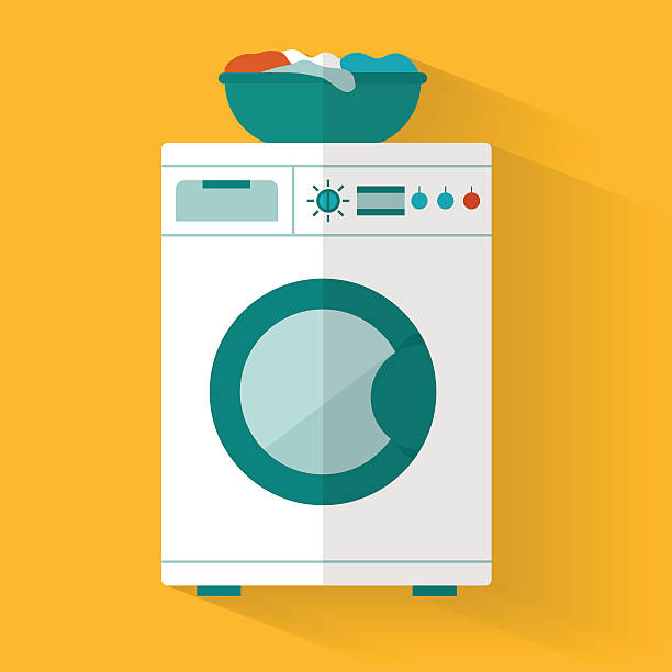washing machine - washing machine stock illustrations