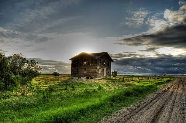 Photo of abandoned house