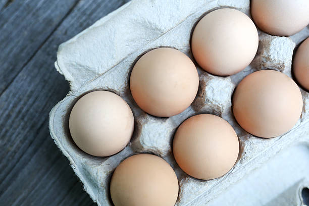 istock Farm Fresh Eggs in a Carton 469838628