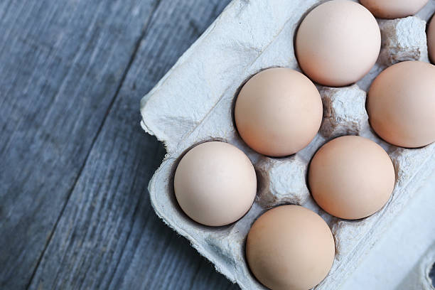 istock Farm Fresh Eggs in a Carton 469838630
