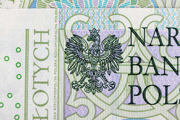 Polish 100 PLN note Polish 100 PLN note dibs stock pictures, royalty-free photos & images