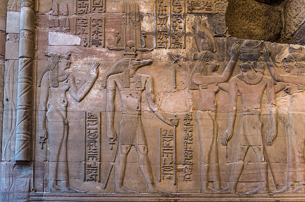 istock Ancient well preserved original Egyptian hieroglyphs 469839860