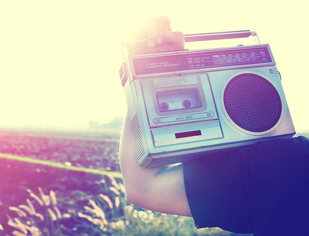 istock hand holding vintage radio 469840096
