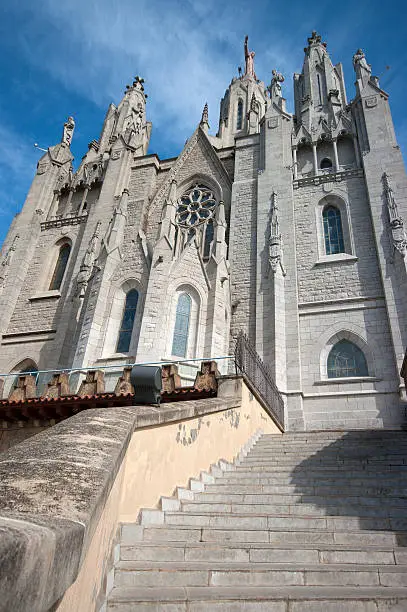 Photo of Tididabo temple.Barcelona.Spain