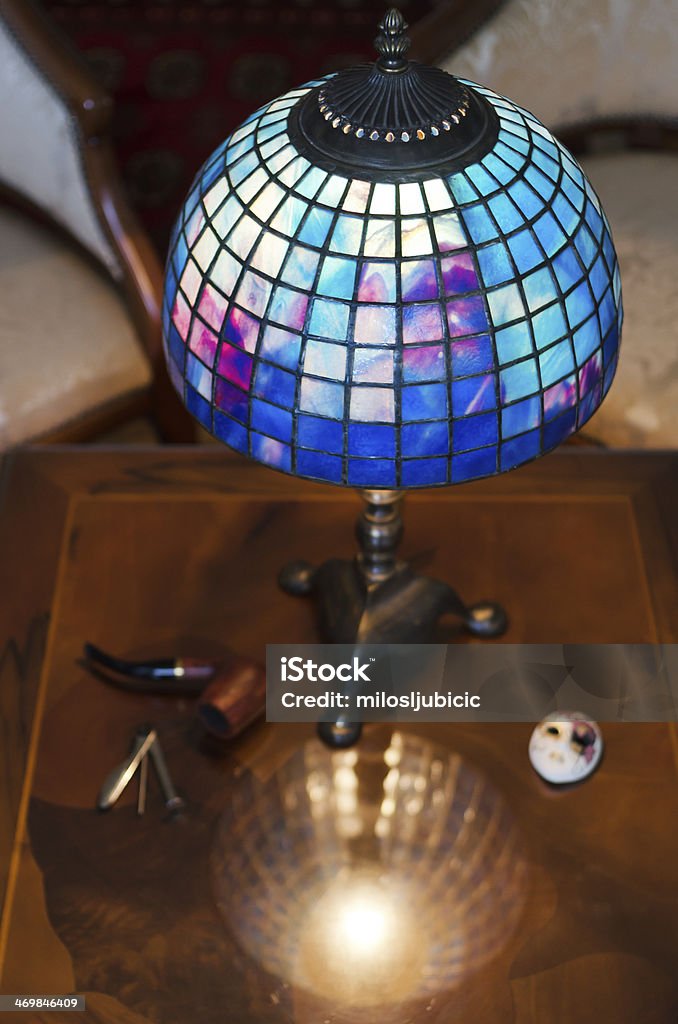 Lámpara - Foto de stock de Vidriera de colores libre de derechos
