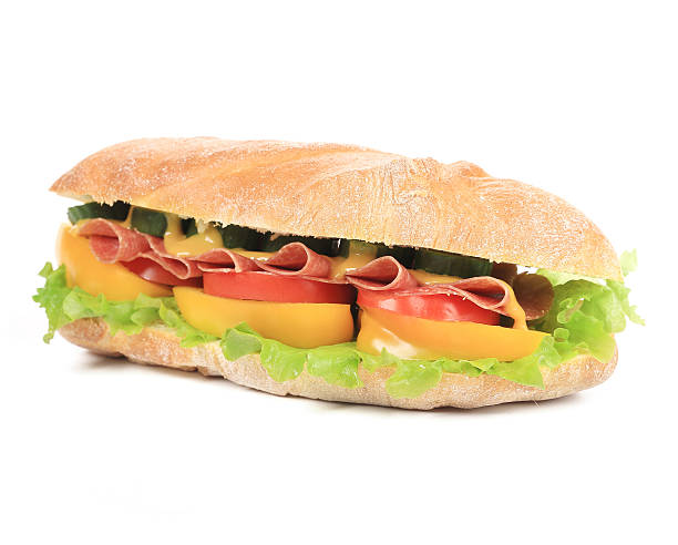 istock tasty sandwich with ham and vegetables 469847121