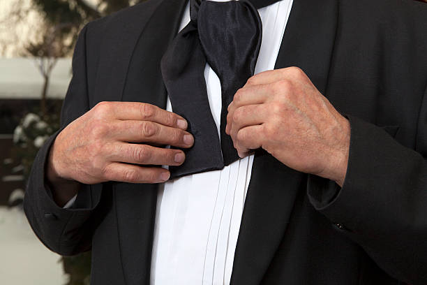 istock Man in tuxedo goes to party 469847441