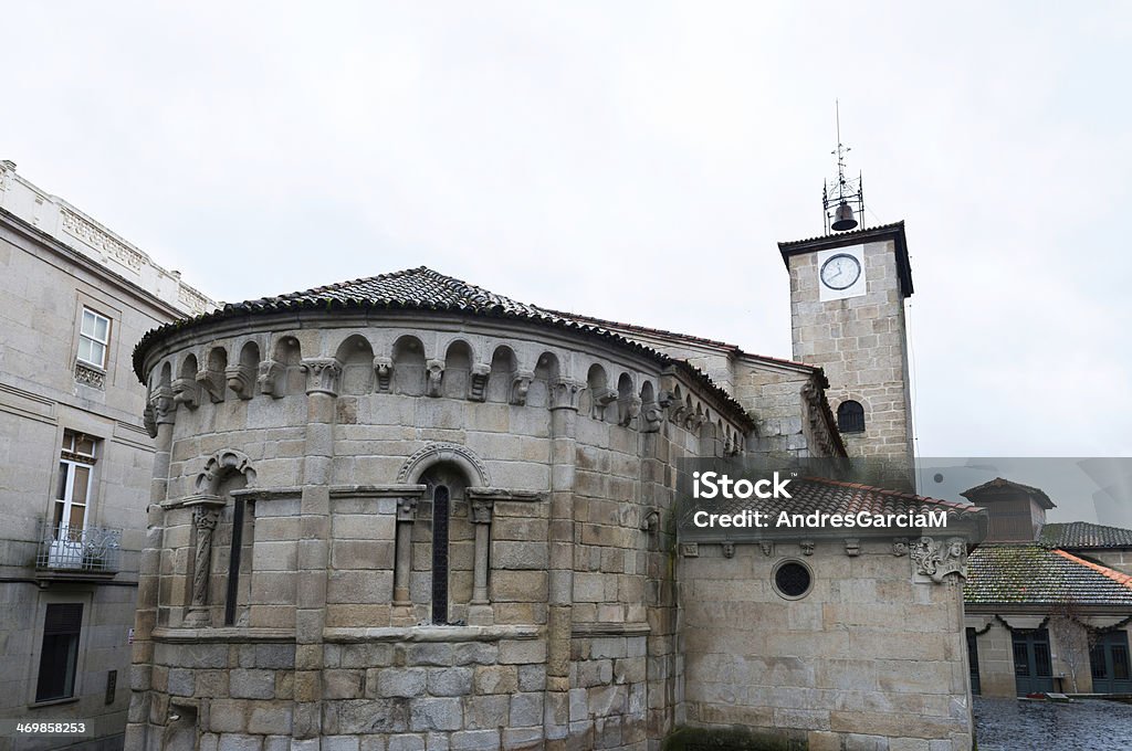 Santiago church, Allariz - Zbiór zdjęć royalty-free (Architektura)