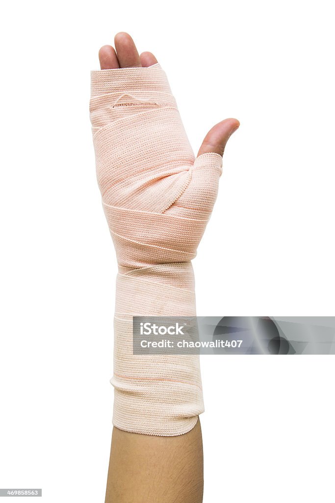bandage for hand Adult Stock Photo