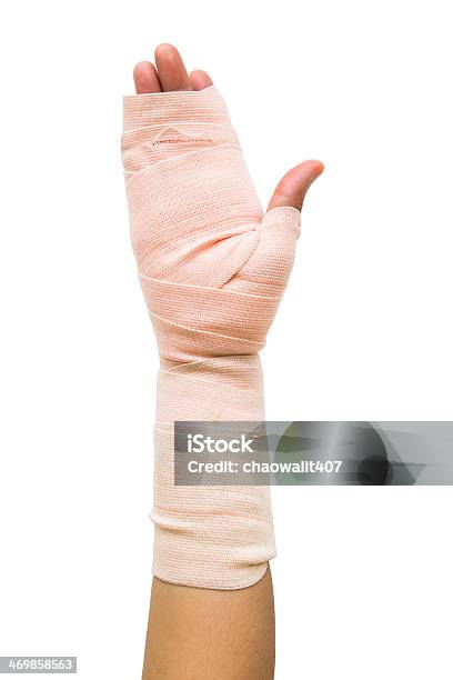 Bandage For Hand Stock Photo - Download Image Now - Adult, Bandage, Close-up