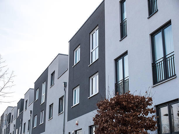 istock row houses in white and grey 469861358