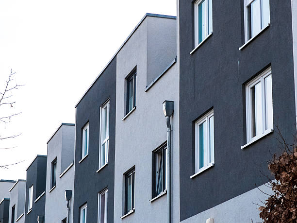 istock row houses in white and grey 469861360