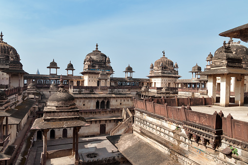 Jahangir Mahal or Orchha Palace is citadel and garrison located in Orchha. Madhya Pradesh. India