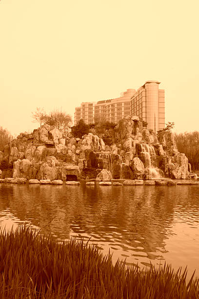 istock High rise buildings and park landscape 469864364