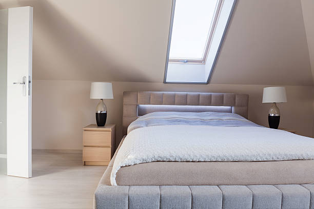 istock Marriage bed in luxury bedroom 469864716