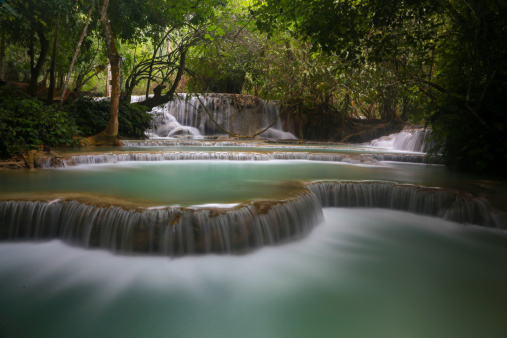 falling water, Lao PDR