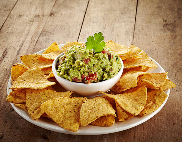 istock Guacamole dip and nachos 469867583