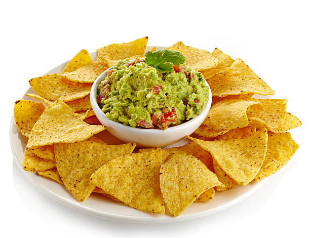 istock Guacamole dip and nachos 469867765
