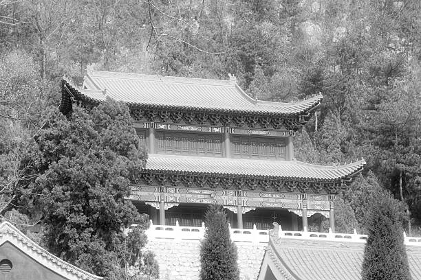 istock temple landscape architecture, Chinese traditional architectural 469868058