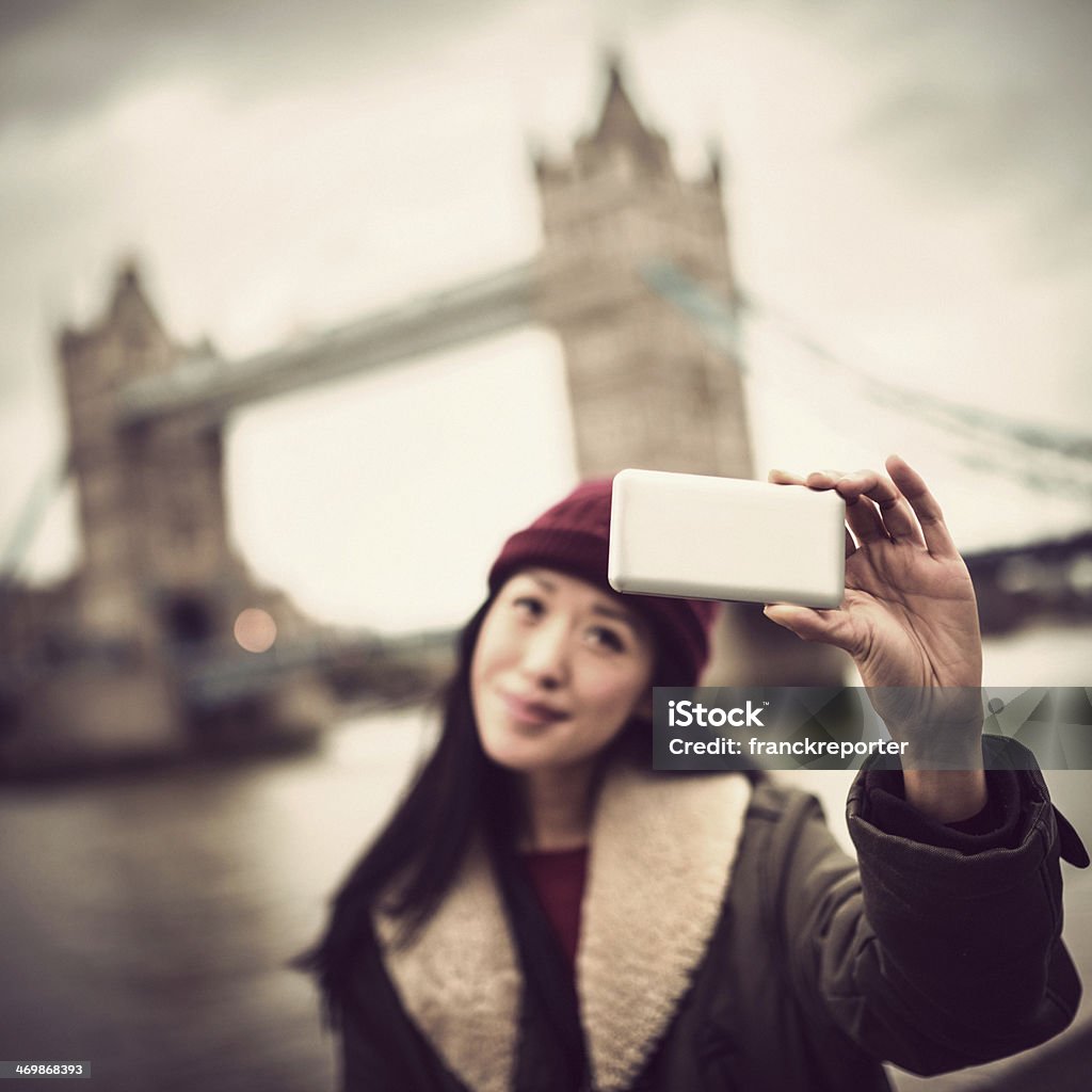 Mulher chinesa sem fotografar em Londres - Foto de stock de 20 Anos royalty-free